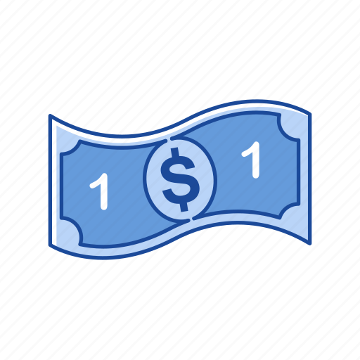 Bill, cash, money, one dollar icon - Download on Iconfinder