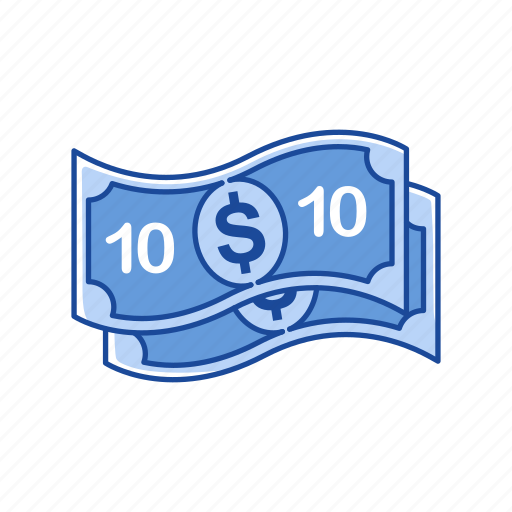 Bill, cash, money, ten dollars icon - Download on Iconfinder