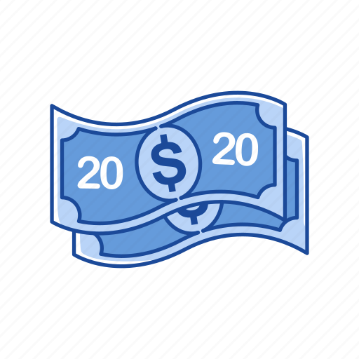 Bill, cash, money, twenty dollars icon - Download on Iconfinder