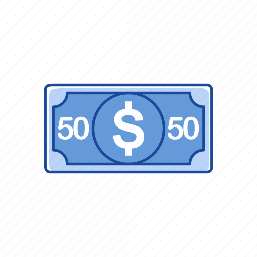 Bills, cash, fifty dollars, money icon - Download on Iconfinder