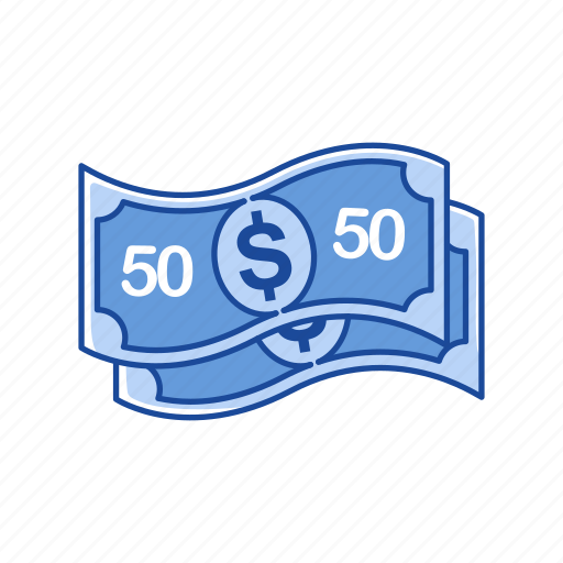 Bill, cash, fifty dollars, money icon - Download on Iconfinder