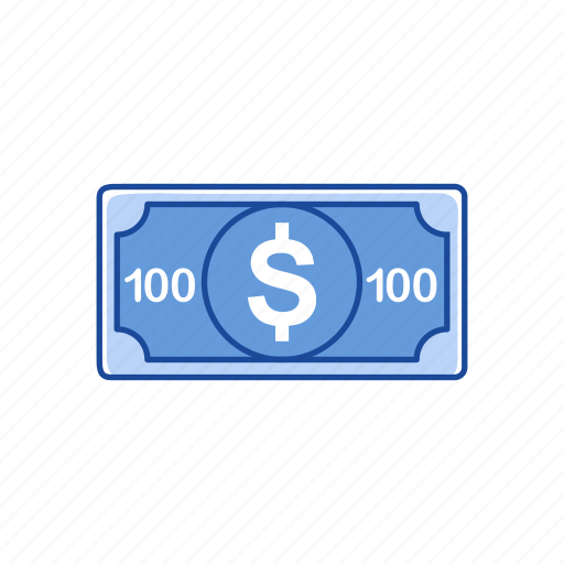 Bill, cash, money, one hundred dollars icon - Download on Iconfinder