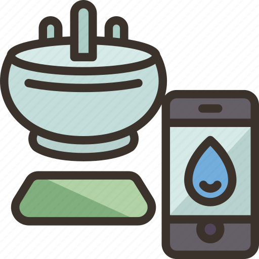 Bathroom, faucet, water, control, automated icon - Download on Iconfinder