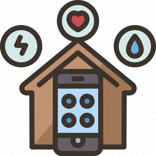 Domotics, smart, home, remote, control icon - Download on Iconfinder