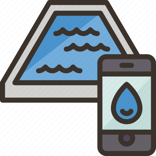 Pool, control, swimming, water, management icon - Download on Iconfinder