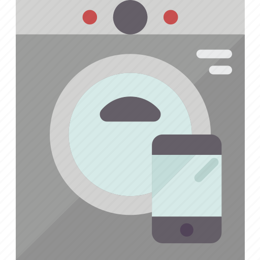 Washing, machine, laundry, domotics, assistant icon - Download on Iconfinder