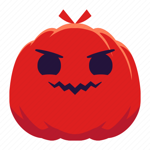 Pumpkin, face, evil, smiling, emotion, emoji, halloween icon - Download on Iconfinder