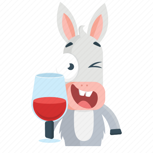 Donkey, emoji, emoticon, gentleman, smiley, sticker icon - Download on Iconfinder