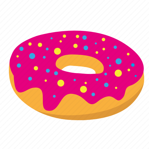 Donut, snack, sprinkle, sugar, sweet icon - Download on Iconfinder