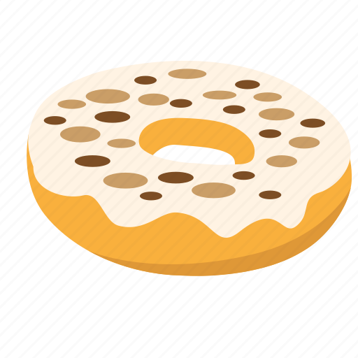 Choco chips, donut, snack, sprinkle, sweet icon - Download on Iconfinder