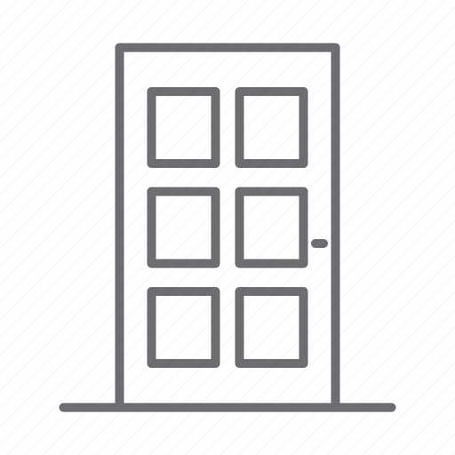 Door, home, interior, open, entrance, furniture, doorway icon - Download on Iconfinder