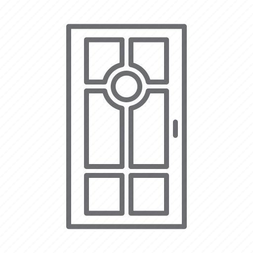 Door, home, interior, entrance, exit, furniture, lock icon - Download on Iconfinder