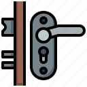 door, lock, handle, furniture, household, knob 