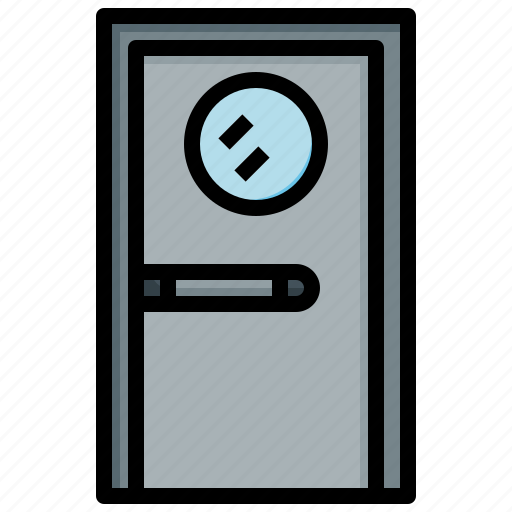Technical, doors, signaling, door, security, fire exit icon - Download on Iconfinder