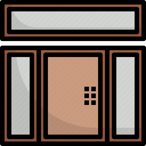 Door, entrance, furniture, home, interior, room, window icon - Download on Iconfinder
