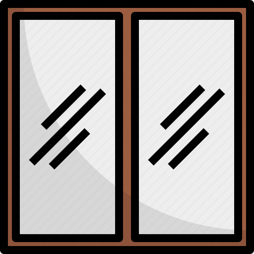 Door, entrance, furniture, home, room, sliding, window icon - Download on Iconfinder