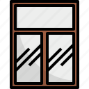 frame, glass, home, interior, tall, wall, window