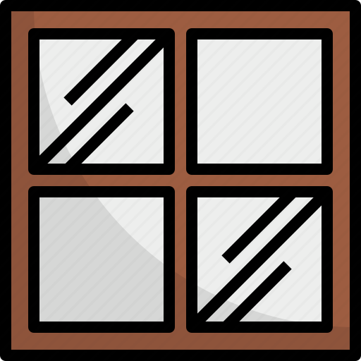Frame, furniture, glass, home, view, window icon - Download on Iconfinder