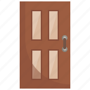 door, entrance, furniture, interior, room, wood 