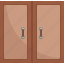 door, double, furniture, home, interior, room, wooden 