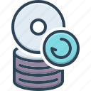 backup, server, database, center, storage, refresh, statistics