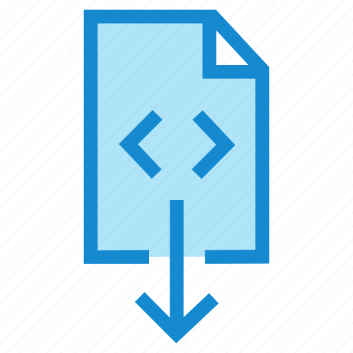 Arrow, code, dowload icon - Download on Iconfinder