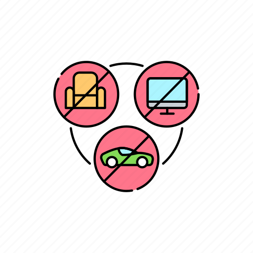 Minimalistic, lifestyle, renouncement, downshifting icon - Download on Iconfinder