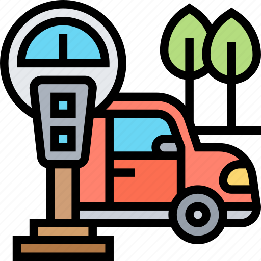 Parking, meter, car, public, facility icon - Download on Iconfinder