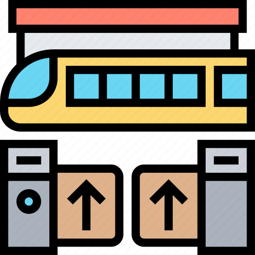 Subway, station, metro, passenger, traveling icon - Download on Iconfinder