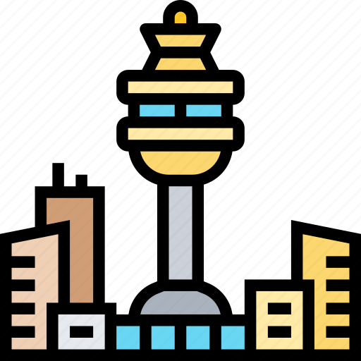 Tower, landmark, tourist, attraction, city icon - Download on Iconfinder