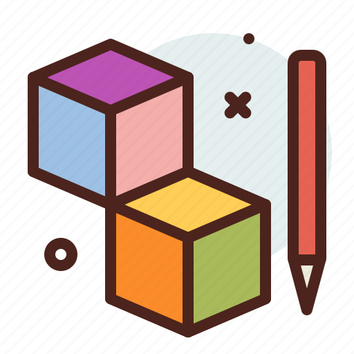 Cubes, art, hobbies, illustration icon - Download on Iconfinder
