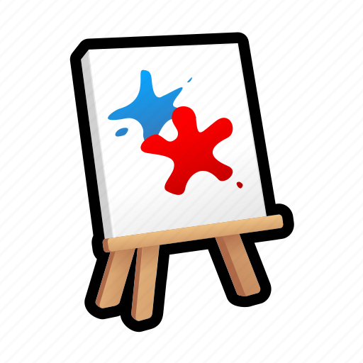Artist, canvas, drawing, paint, splatter icon - Download on Iconfinder