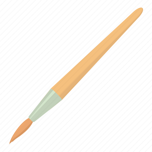 Brush, cartoon, paint, paintbrush, stain, stationery, stroke icon - Download on Iconfinder