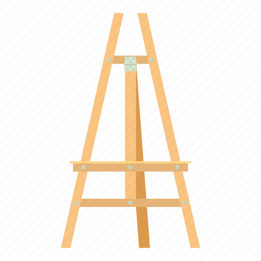 Artist, blank, canvas, cartoon, easel, wood, wooden icon - Download on Iconfinder