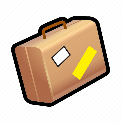 Bag, dress, stickers, travel, vacation icon - Download on Iconfinder
