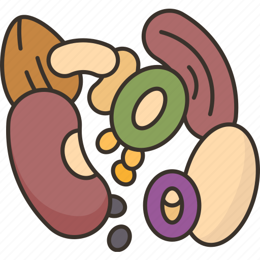 Beans, dried, ingredient, nutrition, gourmet icon - Download on Iconfinder