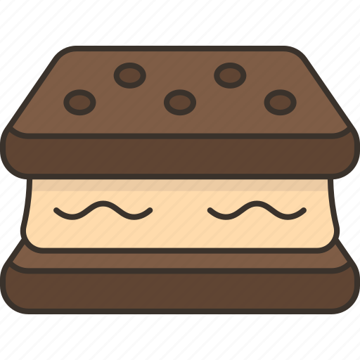 Ice, cream, sandwich, freeze, dessert icon - Download on Iconfinder