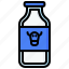 bottle, drink, milk 