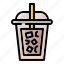 iced, coffee, cup, cold, cappuccino, drink, ice, cafe 