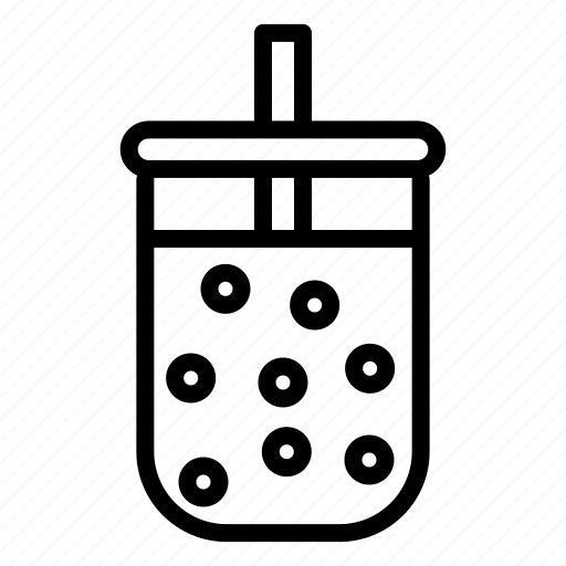 Bubble tea, drink, beverage, tea, cup, bubble, milk-tea icon - Download on Iconfinder