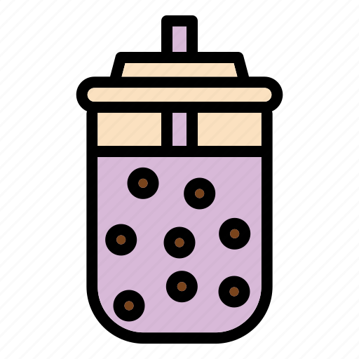 Bubble tea, drink, beverage, tea, cup, bubble, milk-tea icon - Download on Iconfinder