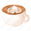 latte, heart, coffee, cup, cafe, drink, milk, romance, beverage 