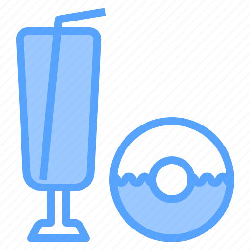 Delicious, donut, drink, glass, hot, ice, juice icon - Download on Iconfinder