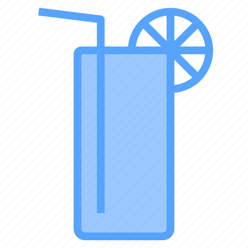 Drink, glass, hot, ice, juice, orange, tube icon - Download on Iconfinder
