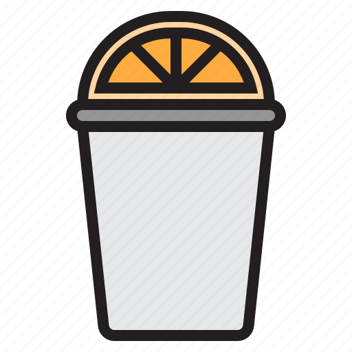 Delicious, drink, glass, hot, ice, juice, orange icon - Download on Iconfinder