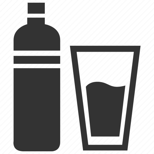 Bottled water, water, drink, glass, bottle icon - Download on Iconfinder