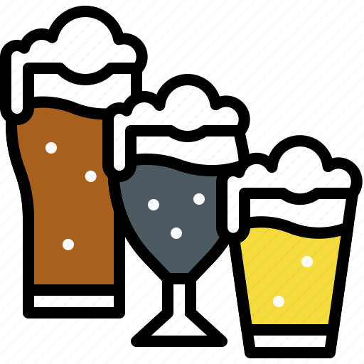 Alcohol, beer, beverage, black beer, drinks, glass, root beer icon - Download on Iconfinder
