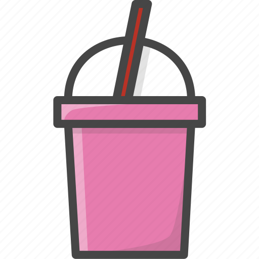 Drink, drinks, filled, food, milkshake, outline icon - Download on Iconfinder