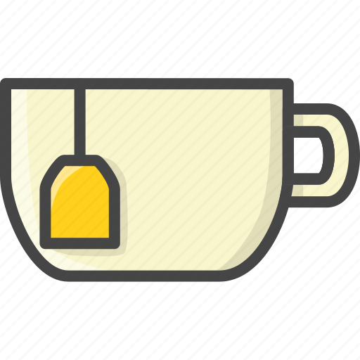 Cup, drink, filled, food, outline, tea icon - Download on Iconfinder