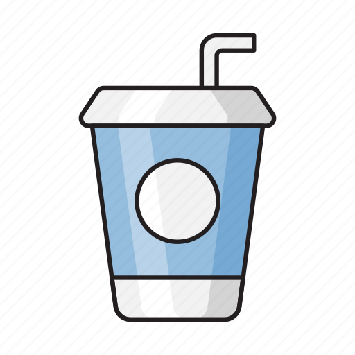 Coffee, drink, papercup, straw, tea icon - Download on Iconfinder